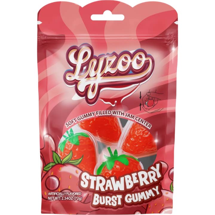 Lyzoo Strawberry Gummy for wholesale by Cow Crack Wholesale