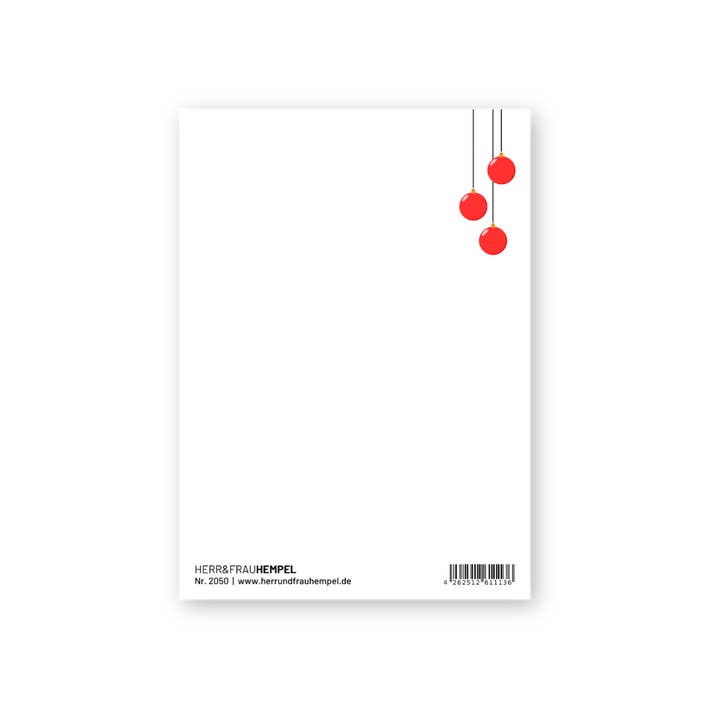 HERR&FRAUHEMPEL - Wholesale Christmas Card - Postcard - VERY MERRY XMAS3