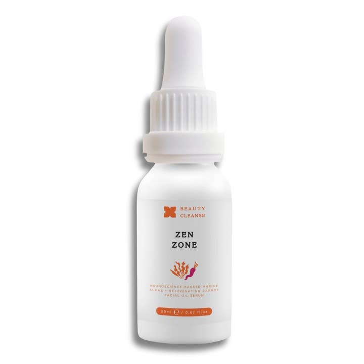 Beauty Cleanse Skincare – Óleo facial por atacado – Sérum Facial de Óleo de Algas e Cenoura Zen Zone | Pro-Aging 20ML