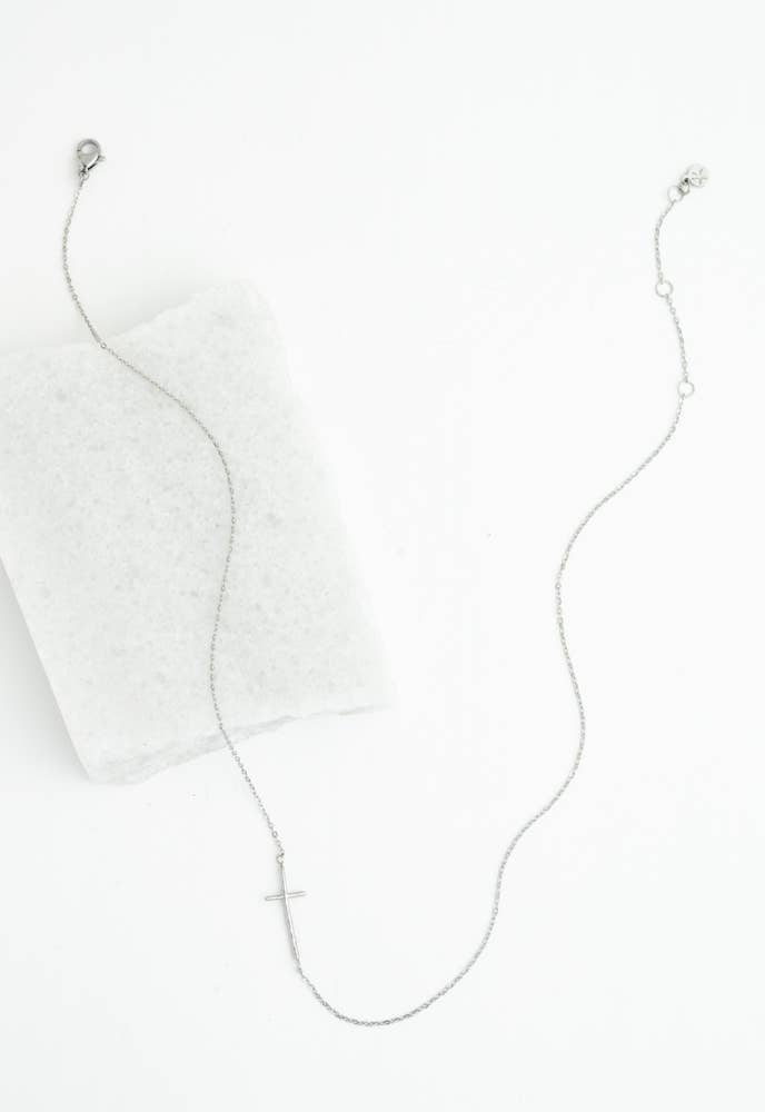 Starfish Project, Inc - Wholesale Pendant/Charm Necklace - Radiant Cross Necklace in Silver3