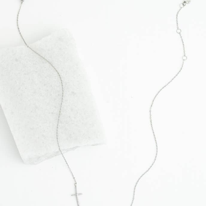 Starfish Project, Inc - Wholesale Pendant/Charm Necklace - Radiant Cross Necklace in Silver3