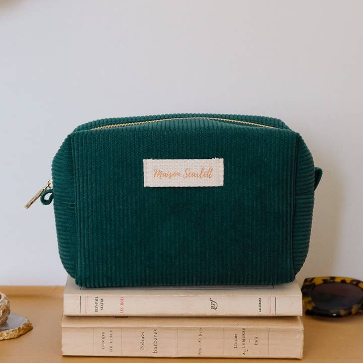 Maison Scarlett - Wholesale Toiletry Bag - Women's - Charlotte corduroy toiletry bag5