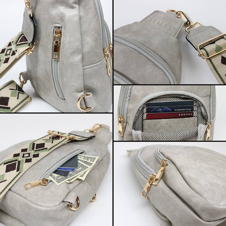 Seriously Shea - Wholesale Crossbody Bag - Women's - Travel Sling Cross Body Bag | Rebeca (Cloud)