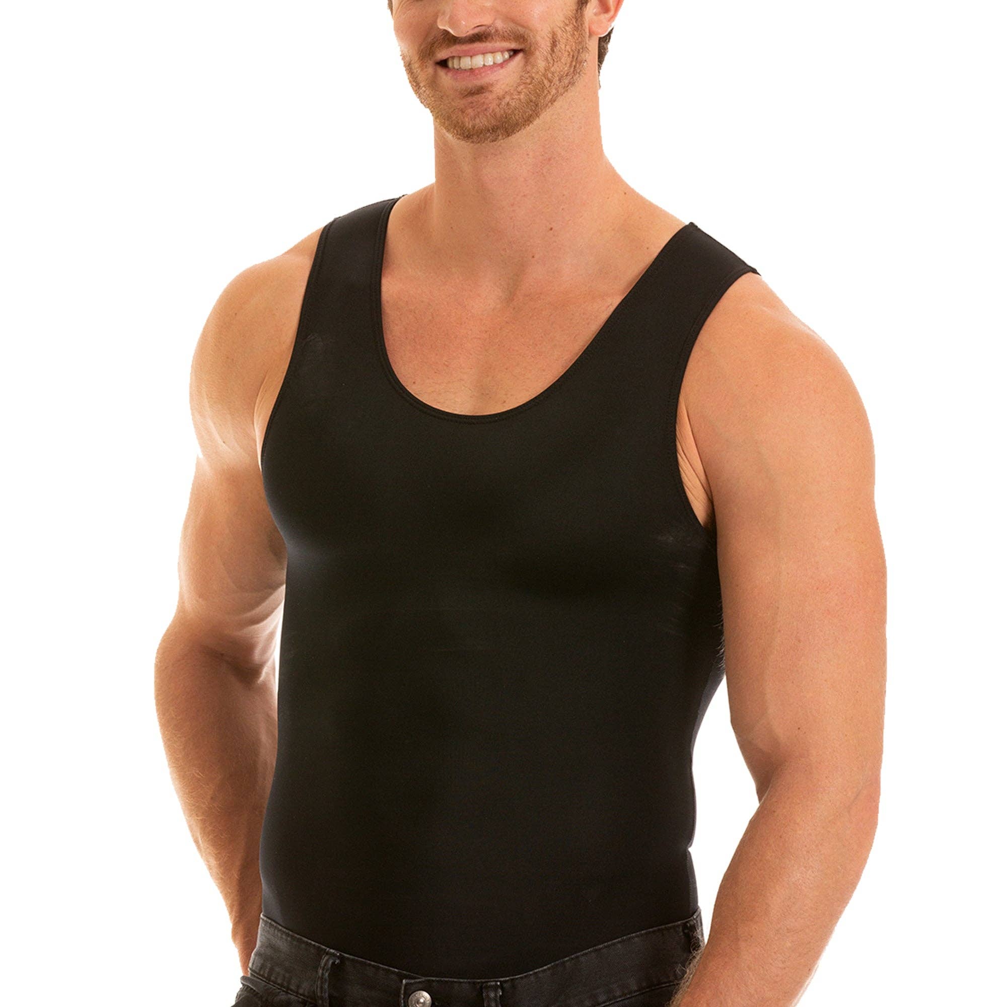InstantFigure - Wholesale Shirt - Men's - Insta Slim Big & Tall Compression Muscle Tank MS0001BT5