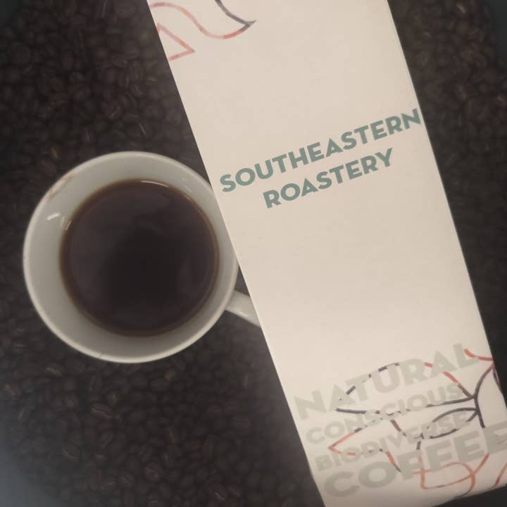 12oz Retail Organic Decaf Dark Roast Honduran Coffee for wholesale by Southeastern Roastery