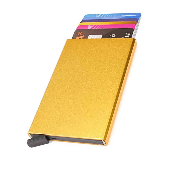 Figuretta – wholesale Card holder – Unisex – Figuretta - Gold Hardcase1