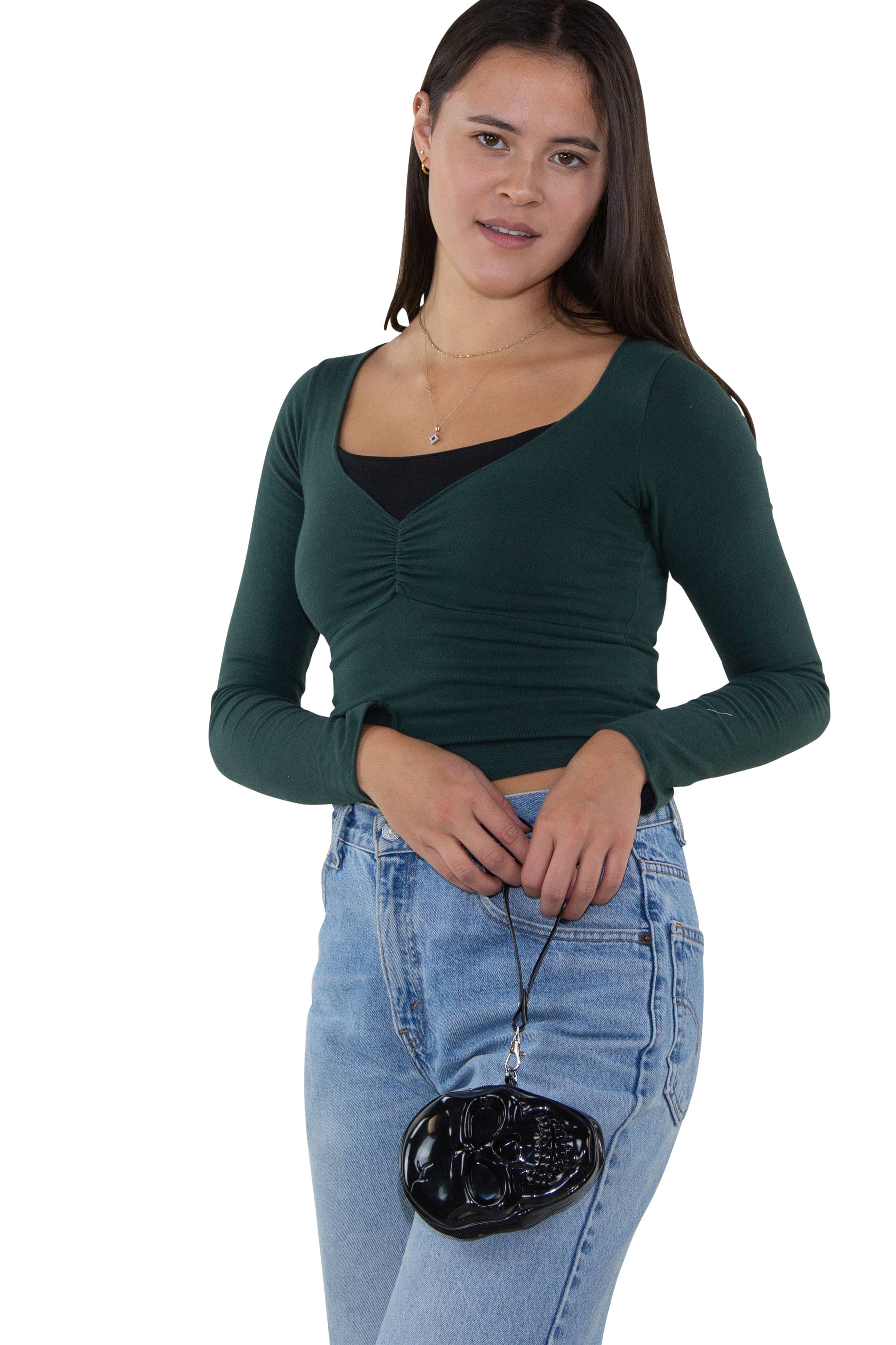 COMECO INC - Wholesale Wallet - Women's - Smiling Skull Zippered Wristlet2