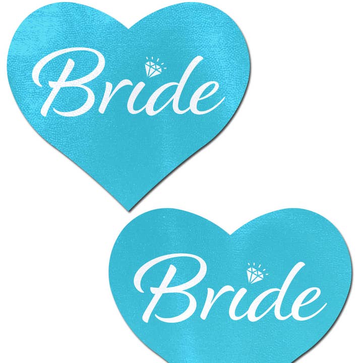 Love : Robin's Egg Blue 'mariée' téton en forme de cœur pour la vente par Pastease®