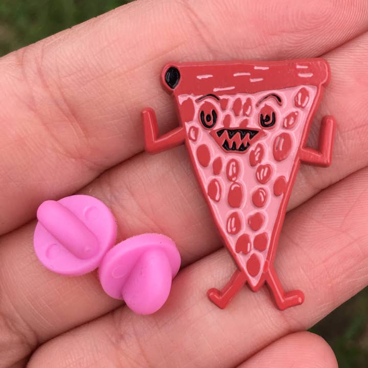 Pizza Monster - Emalj Pin - Kid utformad! för wholesale av Lil Boat Boutique