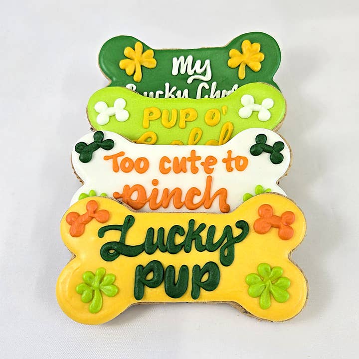 St. Patrick's Day - Large Message Bones for wholesale by The Doggie Express