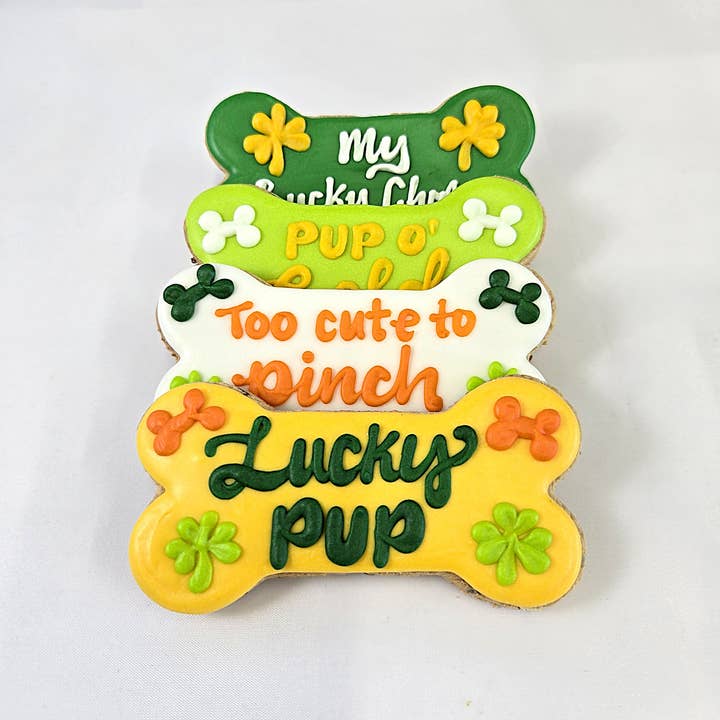 St. Patrick's Day - Large Message Bones for wholesale by The Doggie Express