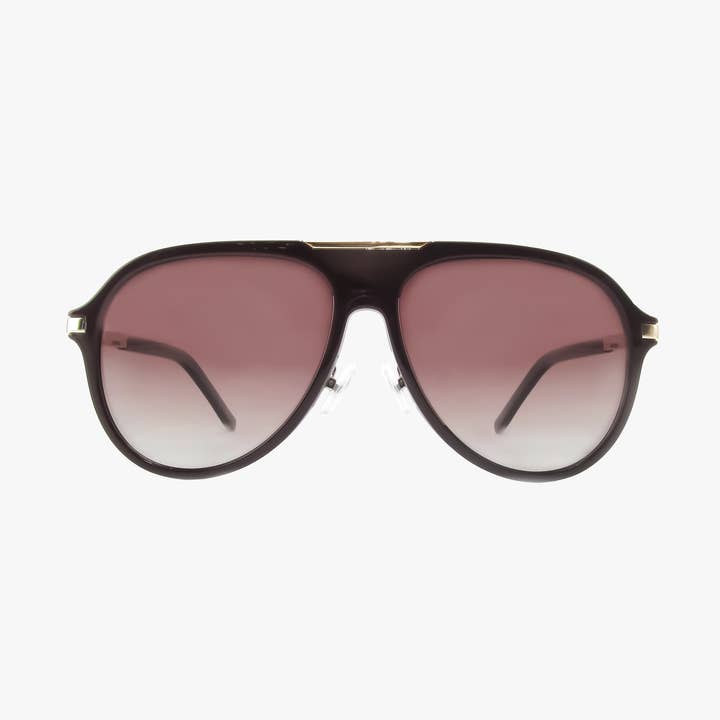 AURA PLUM Lunettes de soleil aviateur de mode polarisées pour la vente par Kohv Eyewear