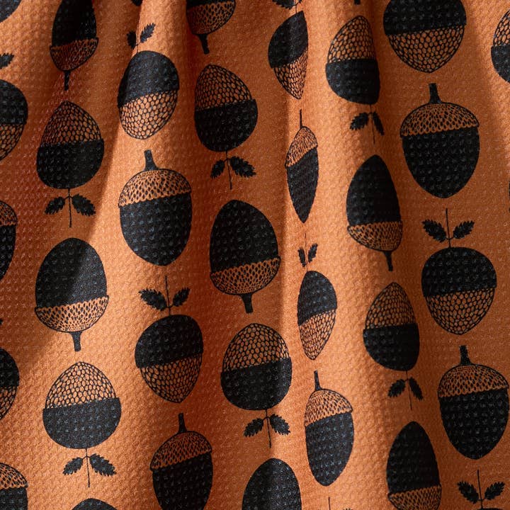 Geometry - Wholesale Tea Towel - Acorn Noir Tea Towel1
