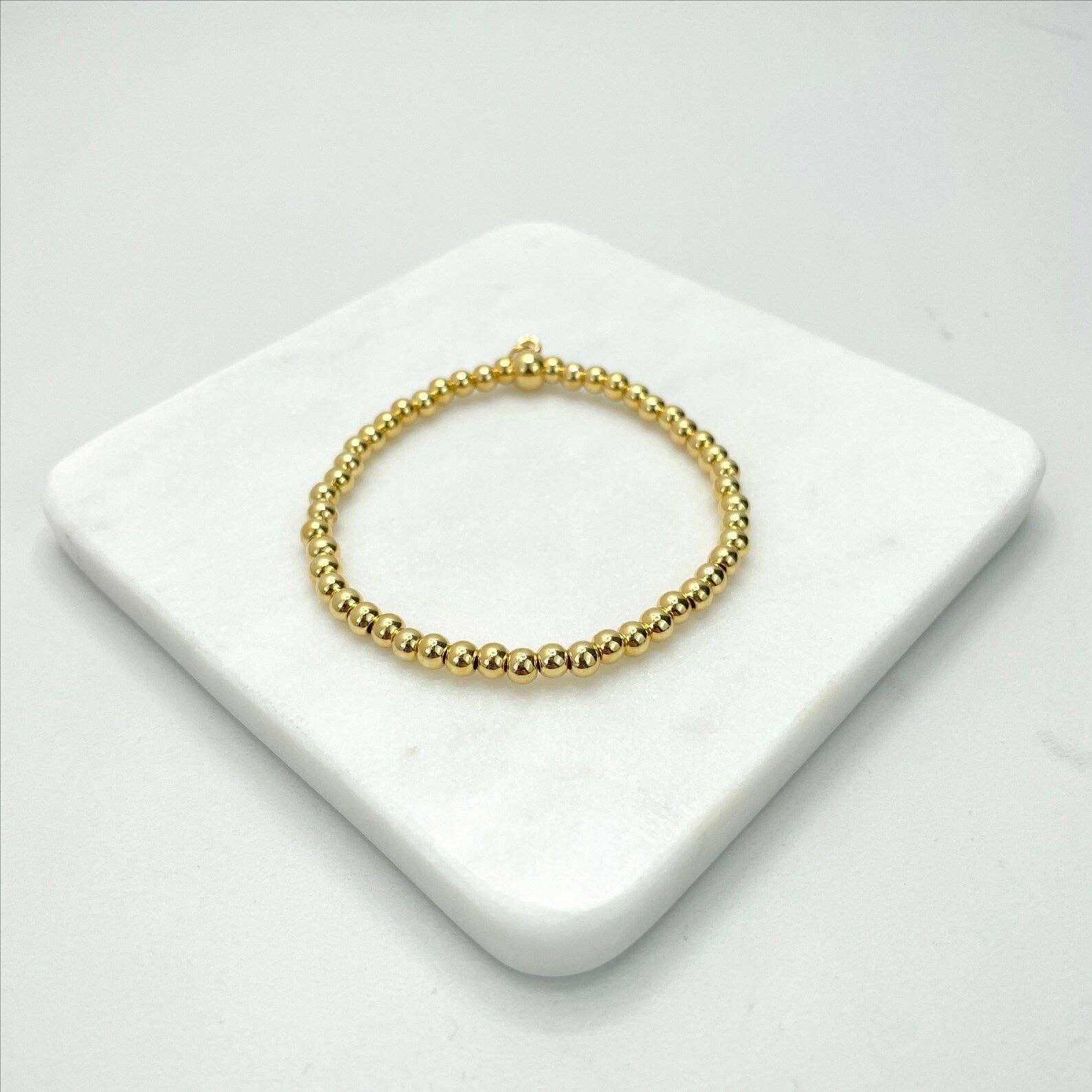 Luxus Accessories – wholesale Beaded bracelet – 18k Gold Filled Beaded Beaded Bracelet0
