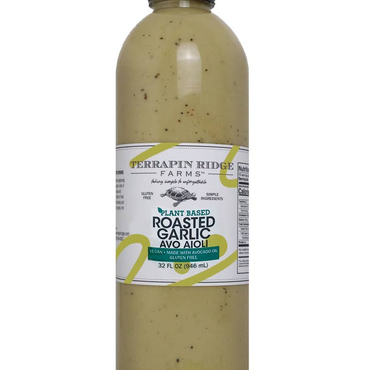 Terrapin Ridge Farms - Wholesale Sauce - Quart - Avo Aioli Roasted Garlic Squeeze - Discounted 50%
