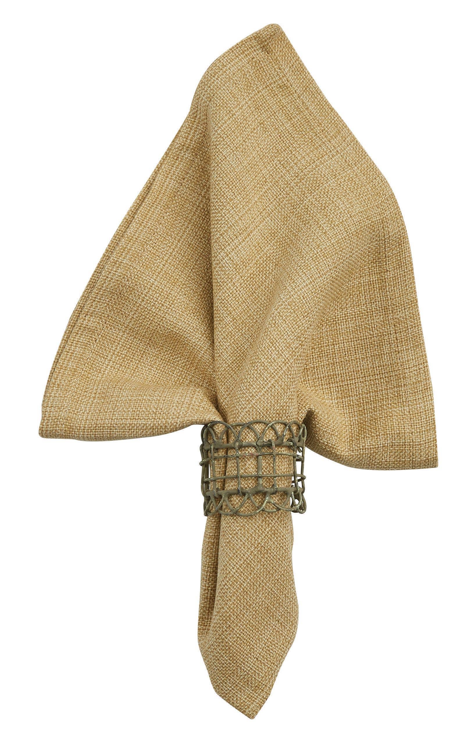 Park Designs - Vente Rond de serviette - Anneau de serviette en fil de zinc1