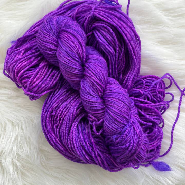 Creation Miss Couture - Wholesale Yarn - Polypocket Purple, Hand Dyed Yarn