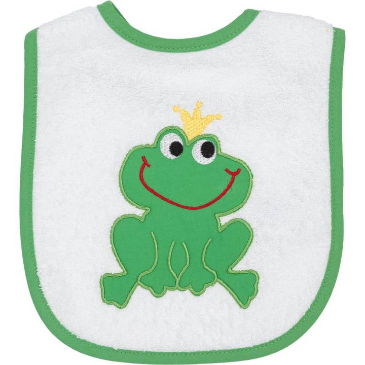 Bib Frog Prince for wholesale by Smithy by Dagmar Nelk