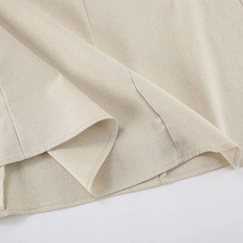 Marayn - Wholesale Dress - Women's - French Riviera Chic Linen Sundress18