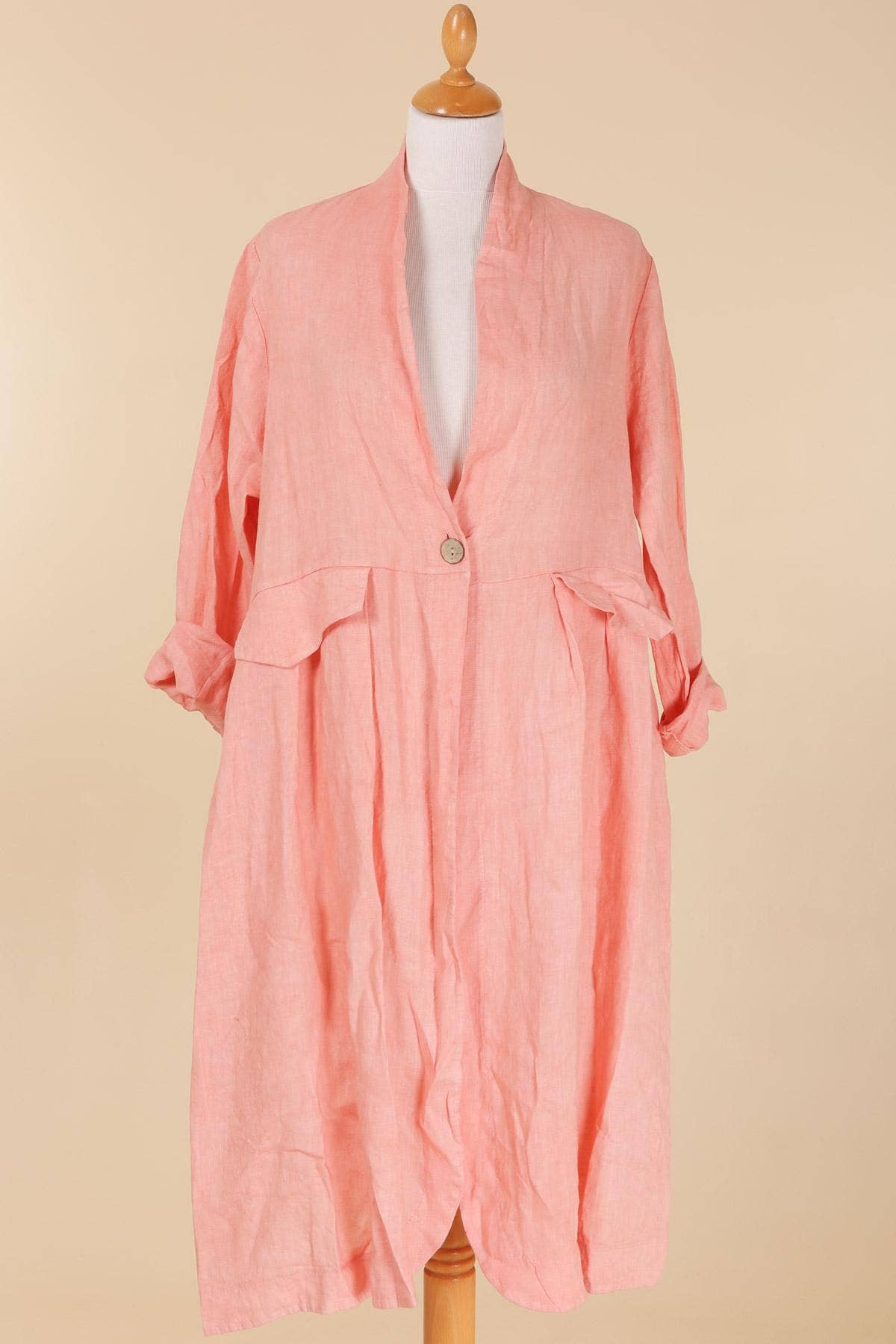 la maison des fibres naturelles - Wholesale Jacket - Women's - 62411 100% linen jacket made in Italy4