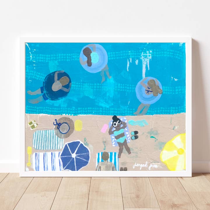 Swimmers in Solidarity for wholesale by Jengadi Jean Co.