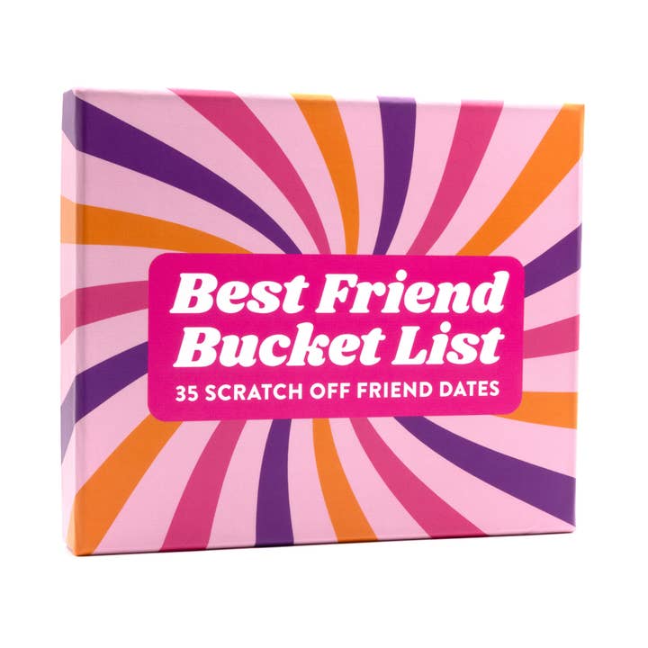 Happy Duo - Wholesale Card Game - Best Friend Bucket List - 35 Scratch-Off Friend Dates0