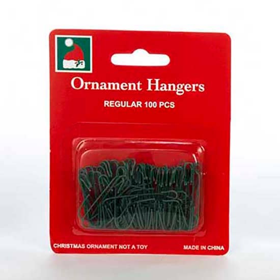Kurt S. Adler, Inc. - Wholesale Ornament Set - 1 3/8"GREEN ORNAMENTHOOKS 100PC0