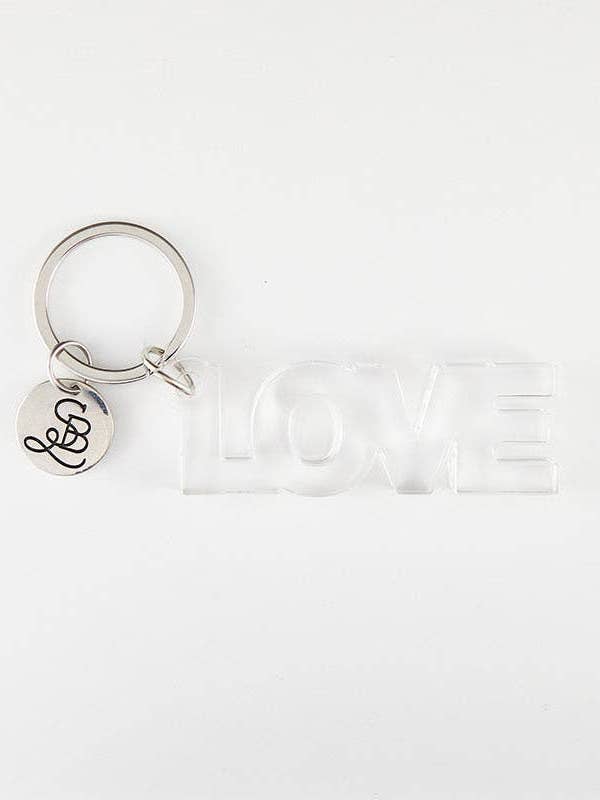 Acrylic Keychain - Love for wholesale by Well Dressed