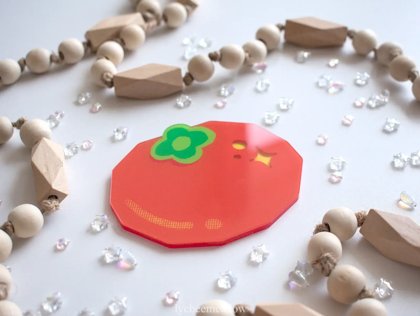 Lycheemeadow - Wholesale Coasters - Persimmon Double-sided Coaster7