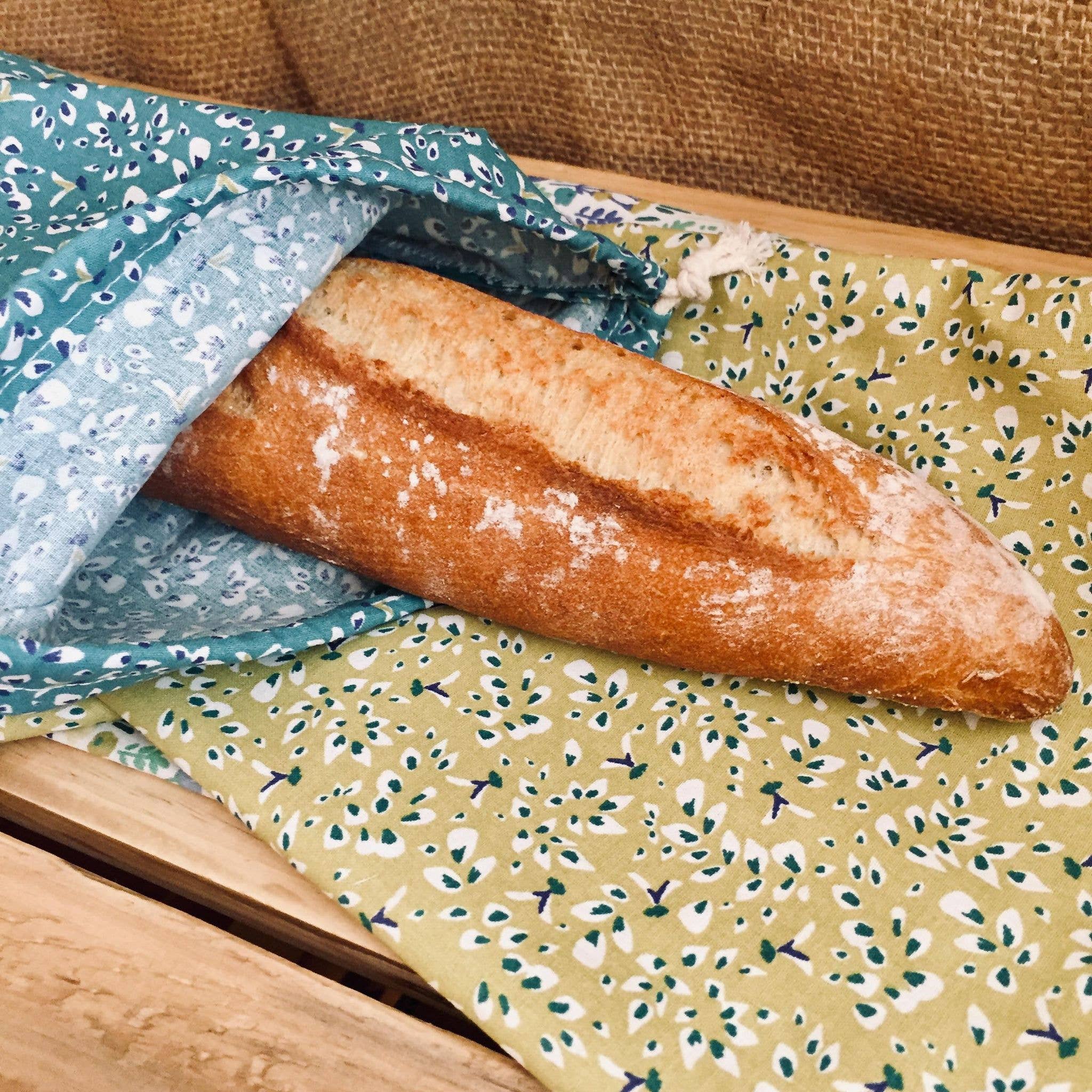 Les Z'écolonomiks - Wholesale Food Storage Wrap/Bag - Baguette bread bag1