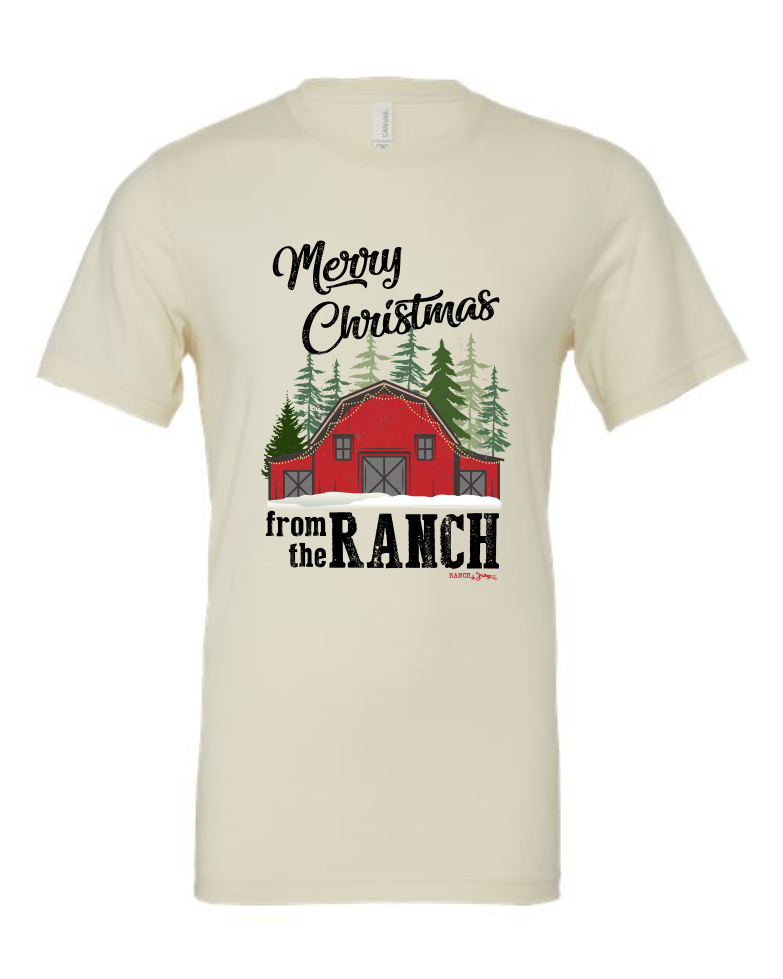 Ranch Swag - Wholesale T-Shirt (Graphic) - Women's - Merry Christmas From The Ranch Graphic T-Shirt0