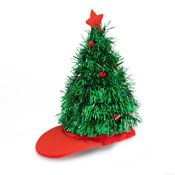 Prank-O - Wholesale Costume - Unisex - Tinsel Tree Visor Hat