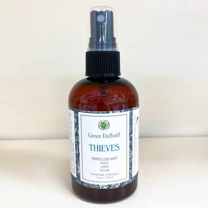 Thieves Room Mist - Triple Use Spray for wholesale by Green Daffodil Bath & Body
