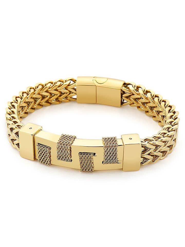 Theo Titanium Bracelet for wholesale by Eye Candy Los Angeles