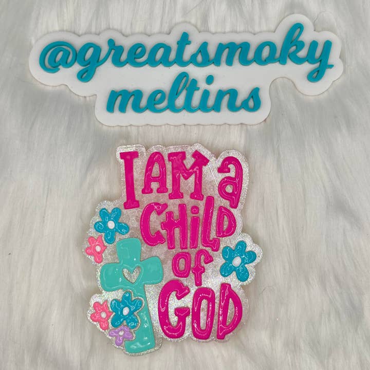 Child of God Car Freshie for wholesale by Great Smoky Meltin’s, LLC