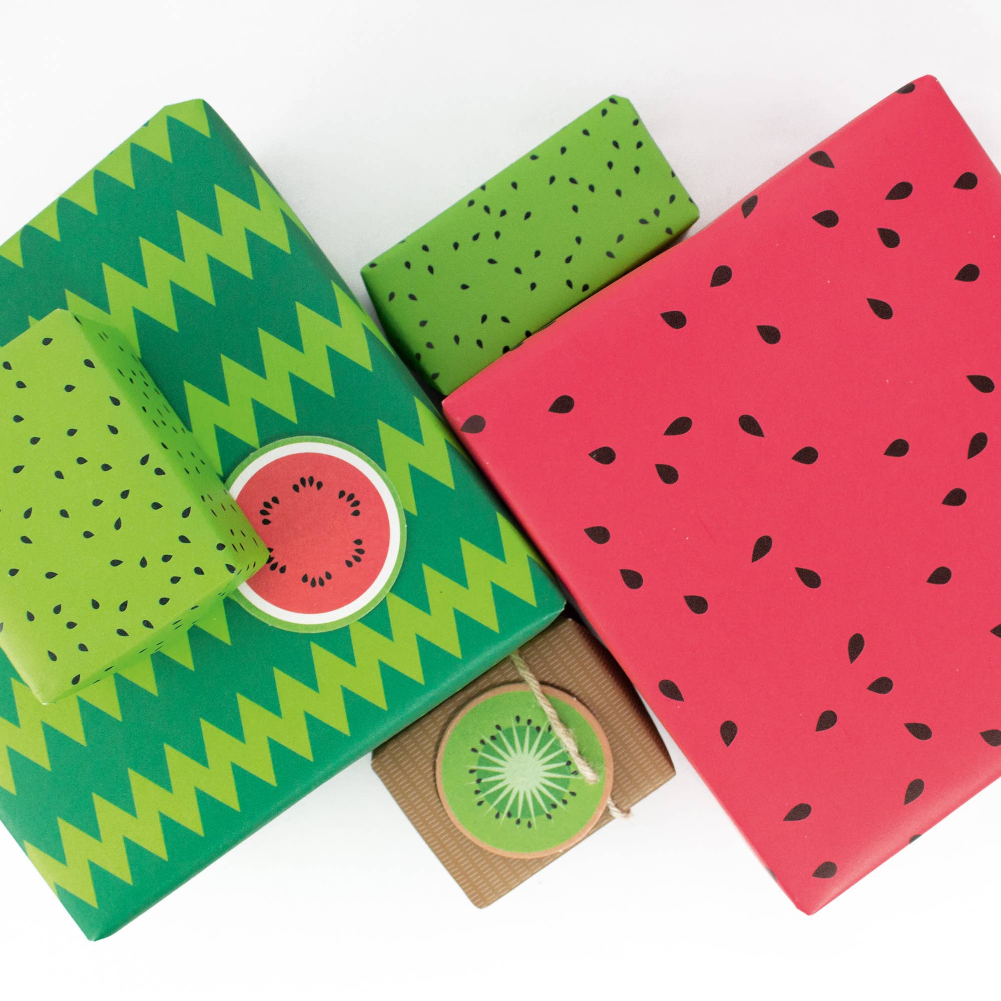 Bow & Hummingbird - Wholesale Wrapping Paper Roll - Watermelon wrapping paper3