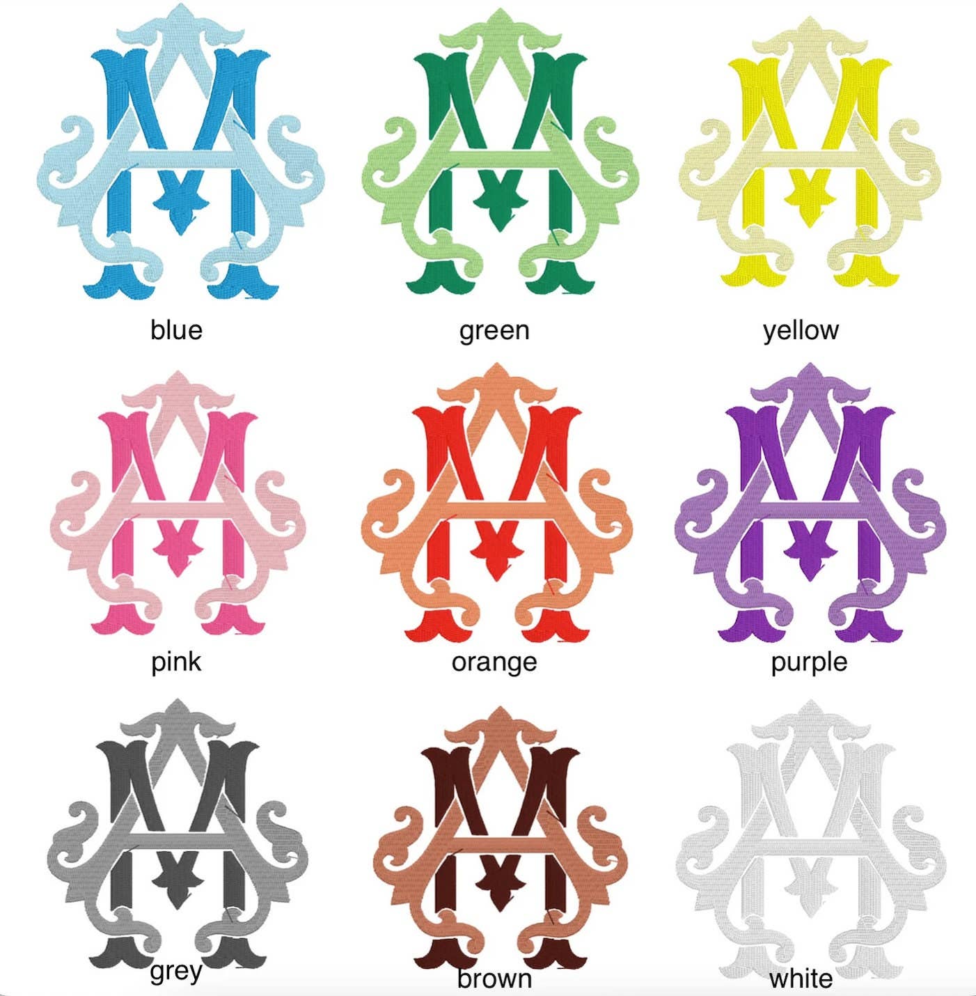 Belle Linen - Vendita all'ingrosso Tovaglioli da tavola in stoffa - Set da 4 tovaglioli cocktail in lino con monogramma di 2 lettere e bordo a scallop5