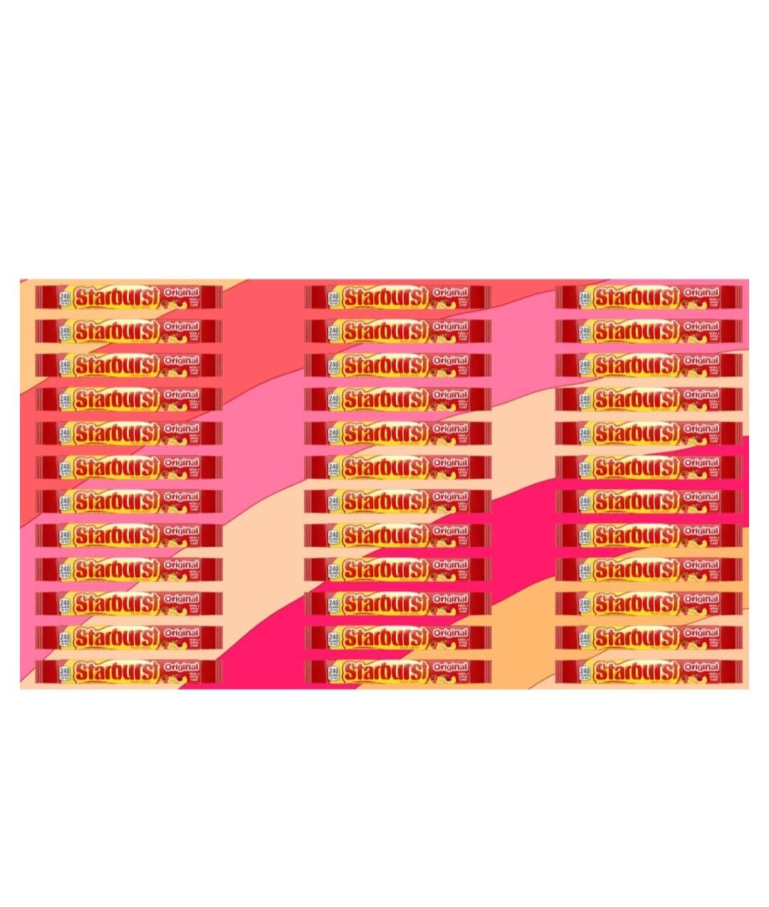 Majestic Wholesale – Engroshandel Bolcher – Starburst Original Slik – 36 stk. Fuldt Størrelse Frugtkarameller1