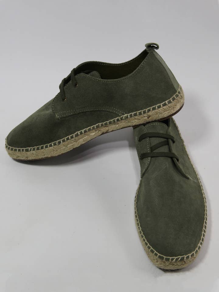 Naïve - Wholesale Loafers - Women's - Khaki Green Espadrilles2