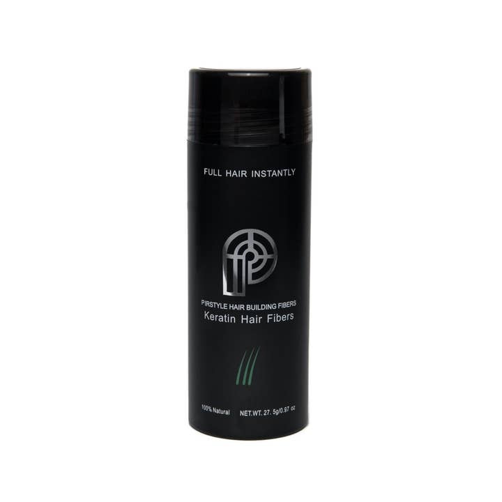 Pirology Botanics - Wholesale Hair Thinning/Loss Treatment - NATURAL KERATIN HAIR FIBERS DARK BROWN 27.5 G