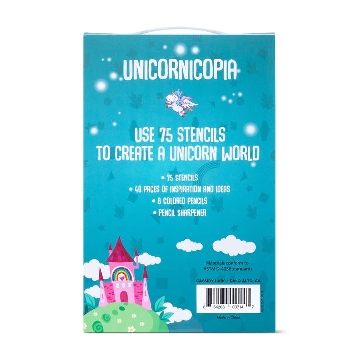 Cassidy Labs - Wholesale DIY Craft Kit - Kids - Unicorn Stencil Kit