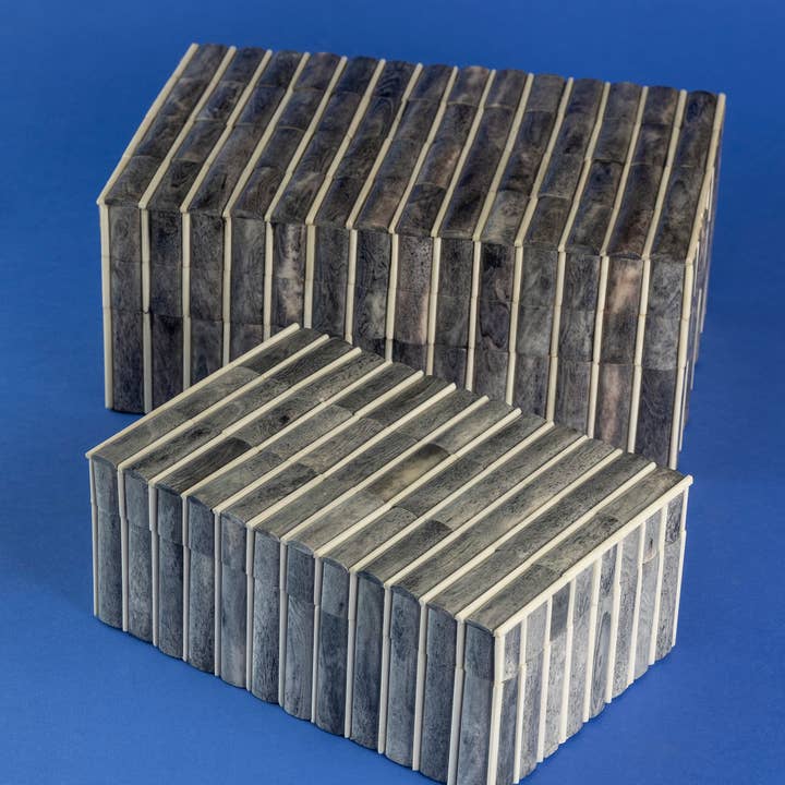 GAURI KOHLI - Wholesale Decorative Box - Benares Decorative Boxes, Set of 2