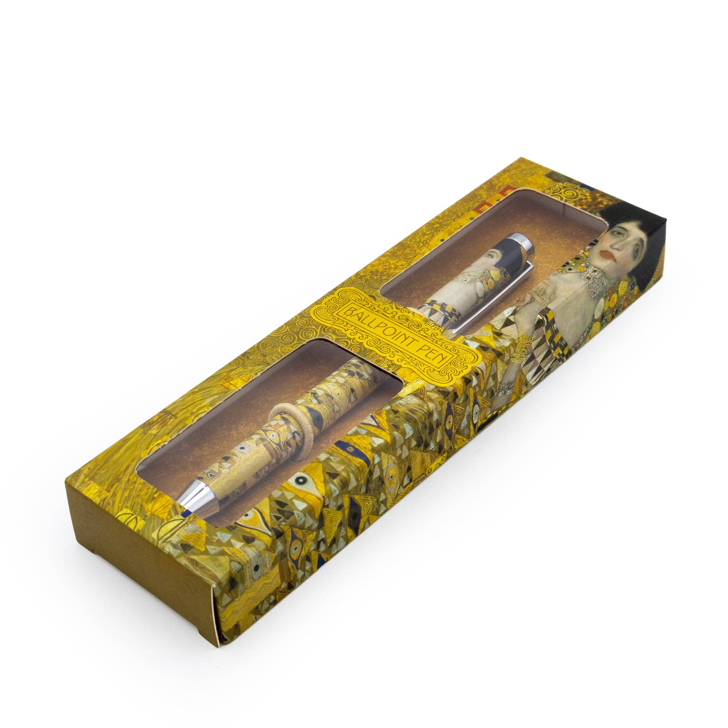 Robert Frederick Ltd - Wholesale Pen - Gustav Klimt Fine Art Ballpoint Pen – Black Ink Pen with Twist Mechanism in Gift Box – Elegant Stationery Gift3