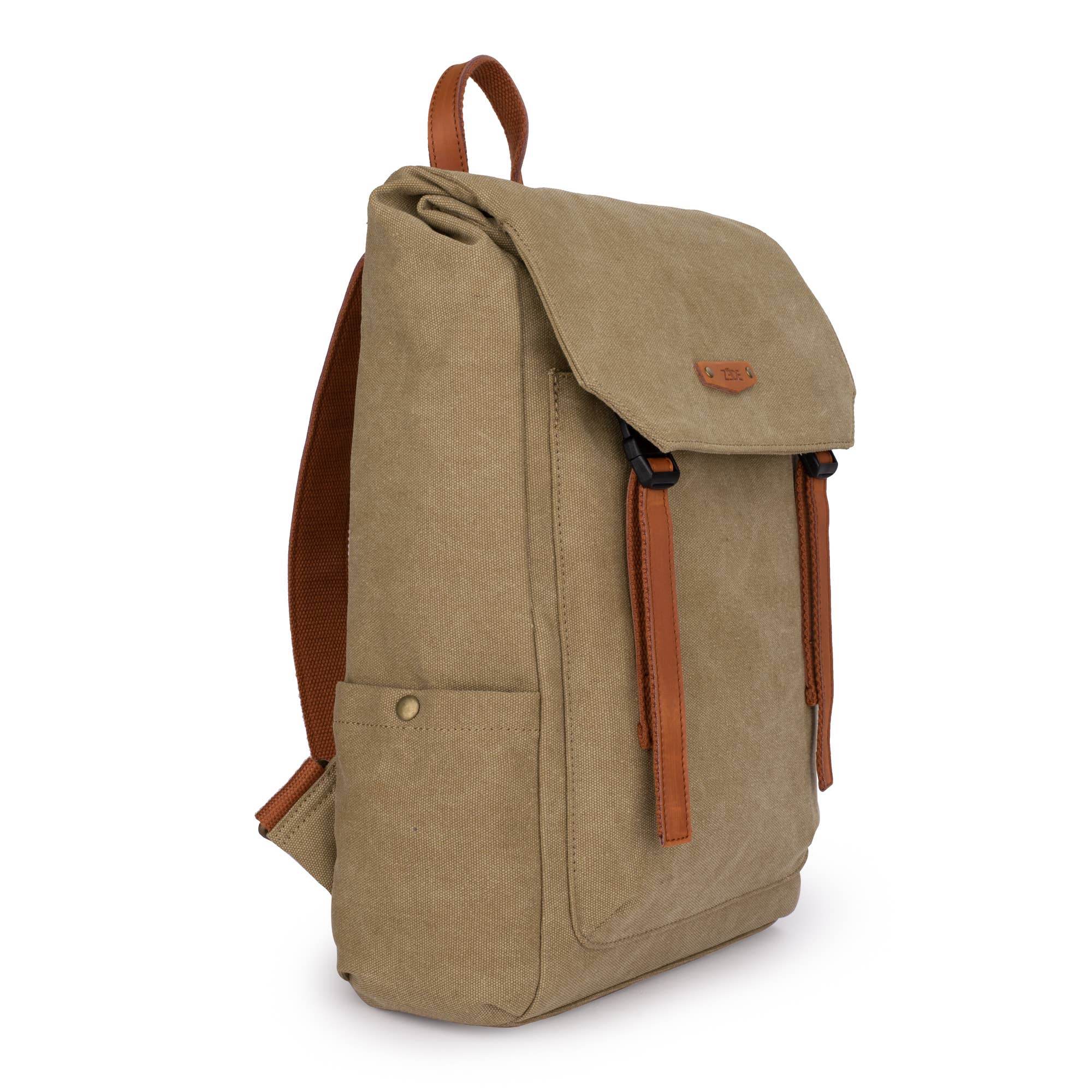 ZEDE PARIS – Großhandel Rucksack – Damen – Quai de la Gare (XL) - Rucksack aus Leinen und Leder17