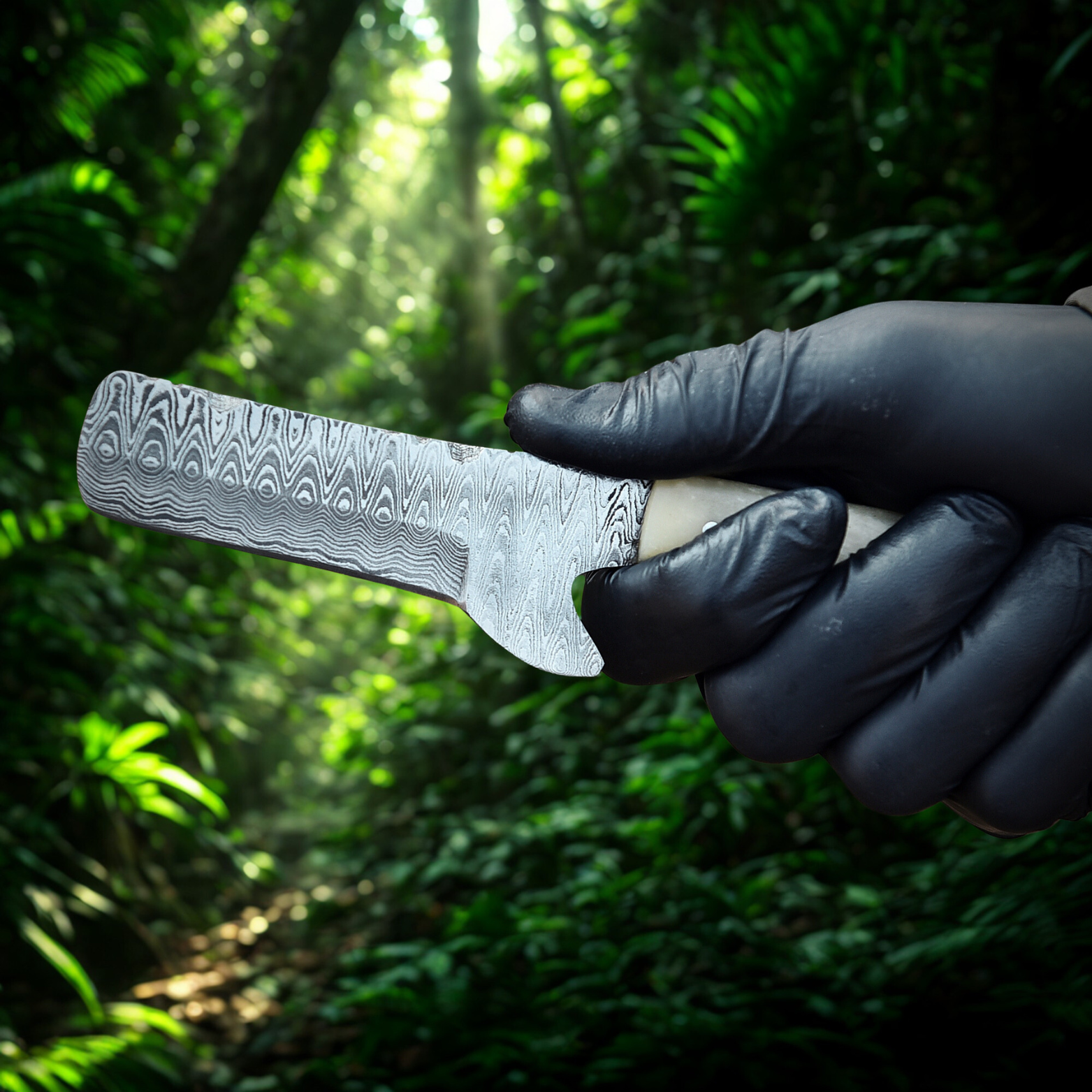 Deer Edge - Wholesale Kitchen/Utility Knife - 
Authentic Handcrafted Damascus Steel Cheese Knife with Ergo2