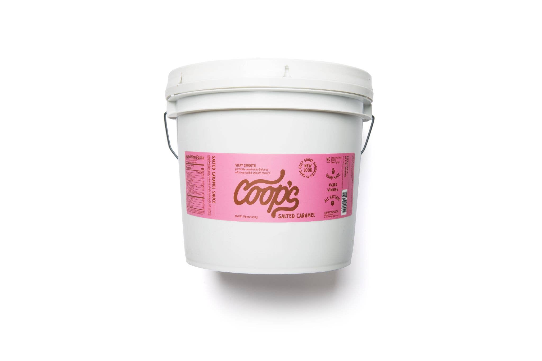 Coop's - Wholesale Caramel Sauce - Salted Caramel Sauce - 11lb Pail