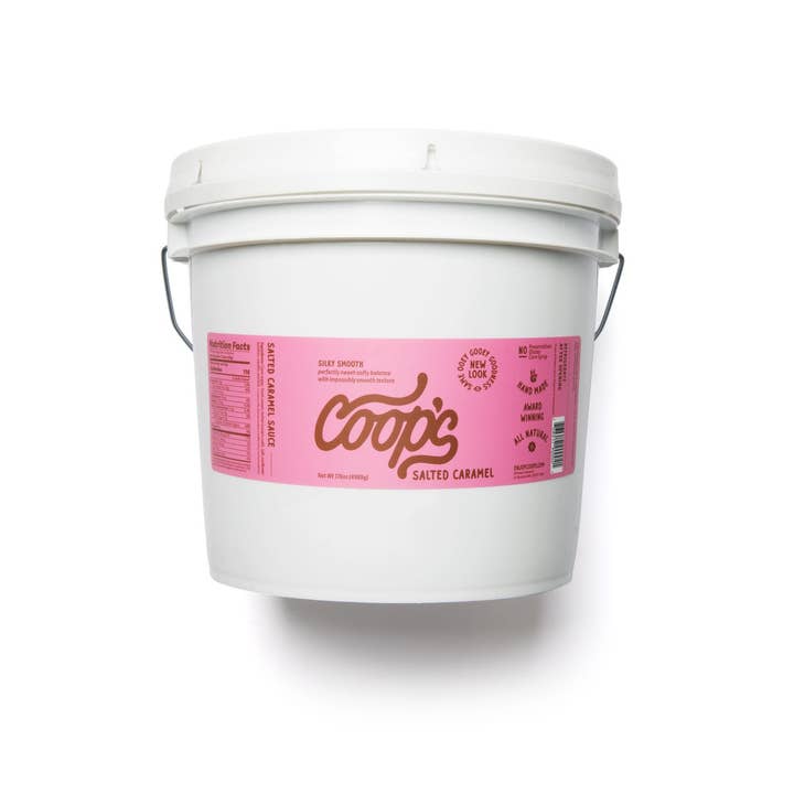 Coop's - Wholesale Caramel Sauce - Salted Caramel Sauce - 11lb Pail