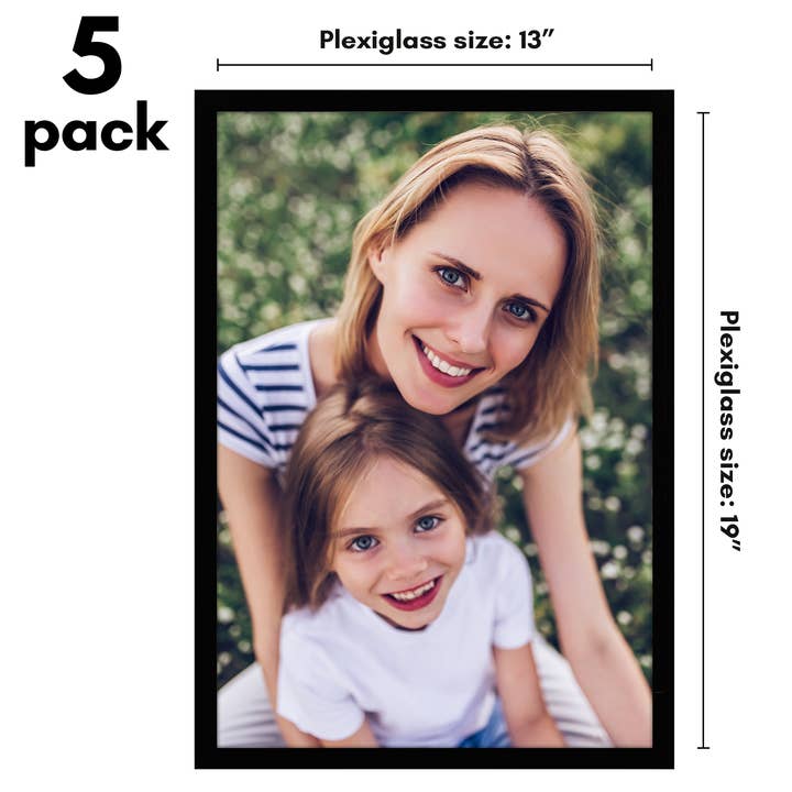 Americanflat - Wholesale Picture Frame - Americanflat 5 Pack Picture Frames Plexiglass Cover29