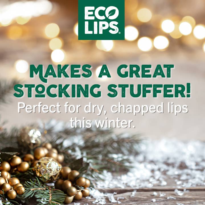 Eco Lips & Bug Soother - Wholesale Lip Treatment/Mask - Sparkling Holiday Vanilla Mint Candy Cane Lip Mask 0.25 oz.
