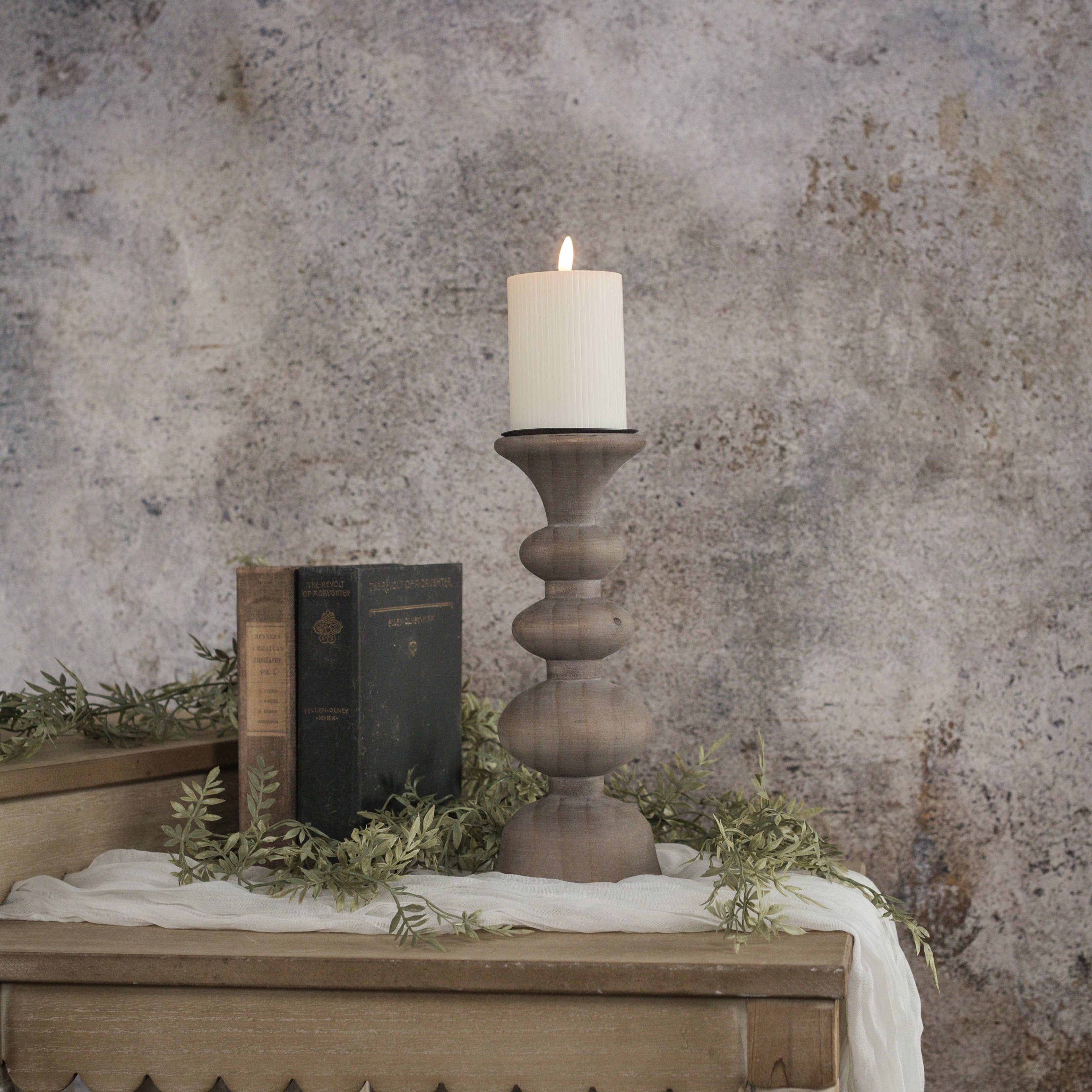 Ragon House - Wholesale Candle Holder - 12" SERENITY PILLAR CANDLE HOLDER